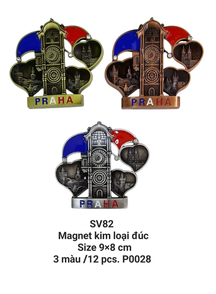 Magnet kim loại đúc nổi SV82