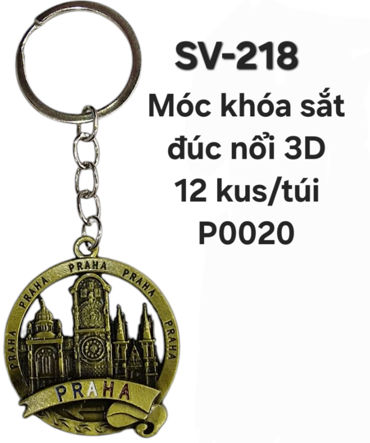 SV-218. Móc khóa tháp đồng hồ.