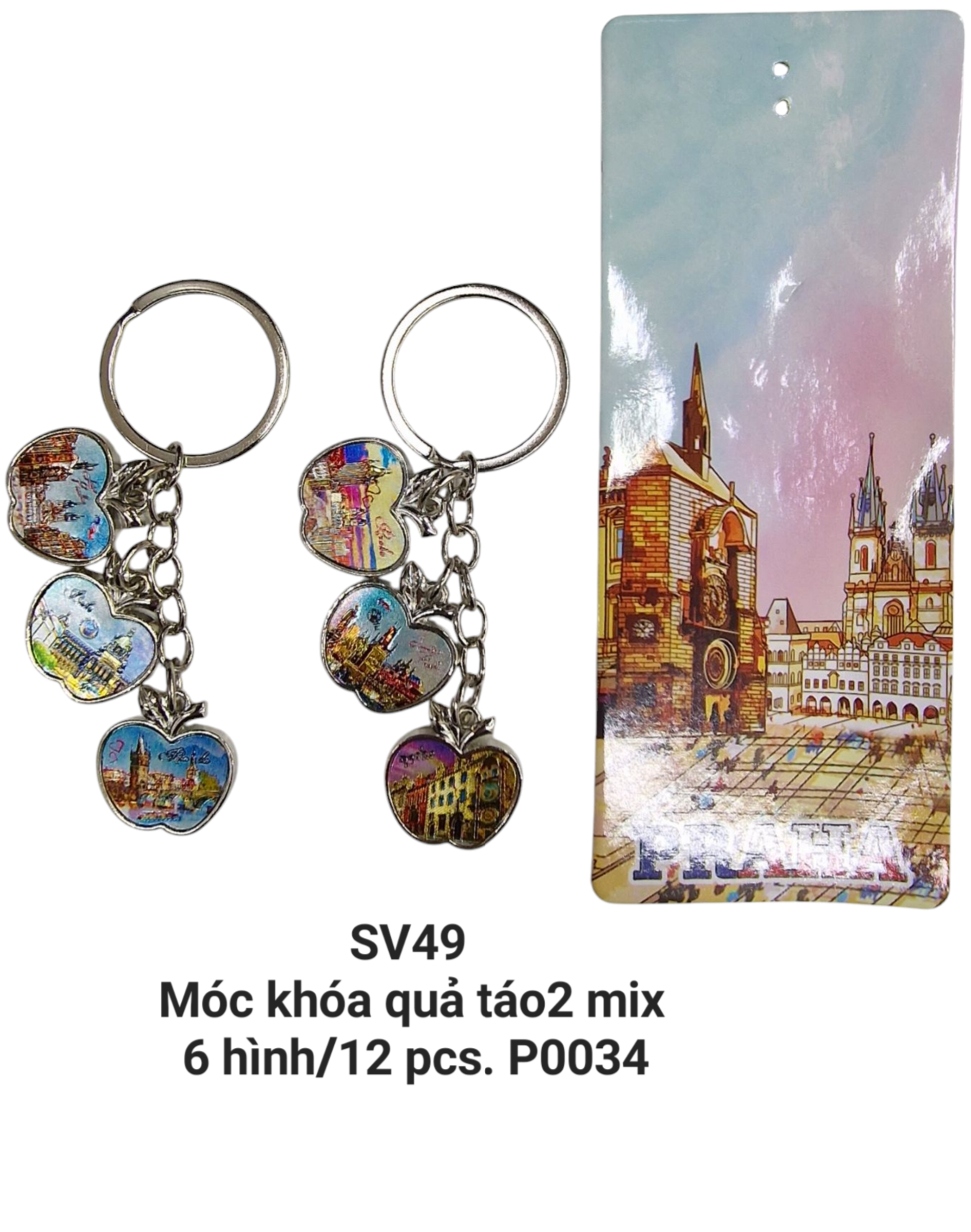 Móc khóa quả táo. SV49