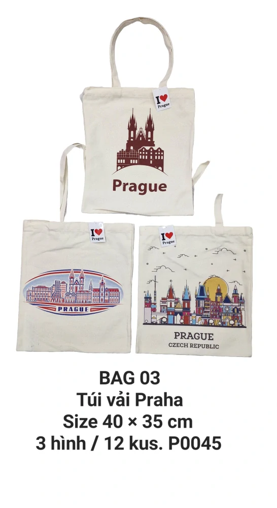 Túi vải chữ nhật đứng cỡ to. BAG 03