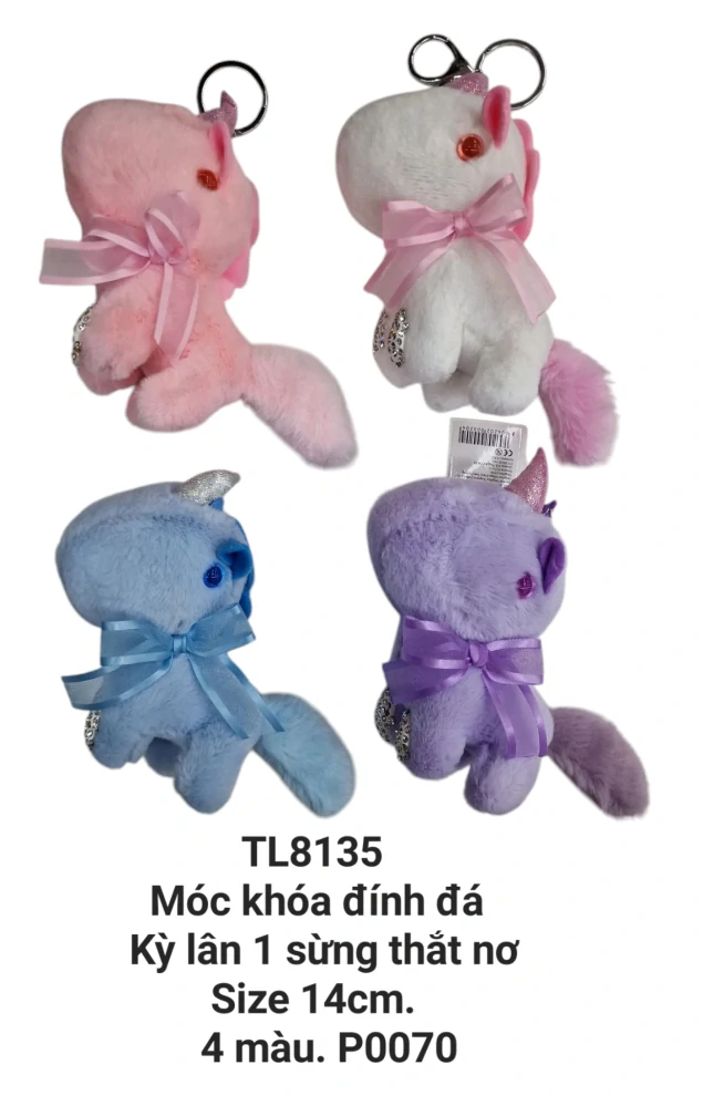 Móc khoá kỳ lân nơ. TL8135