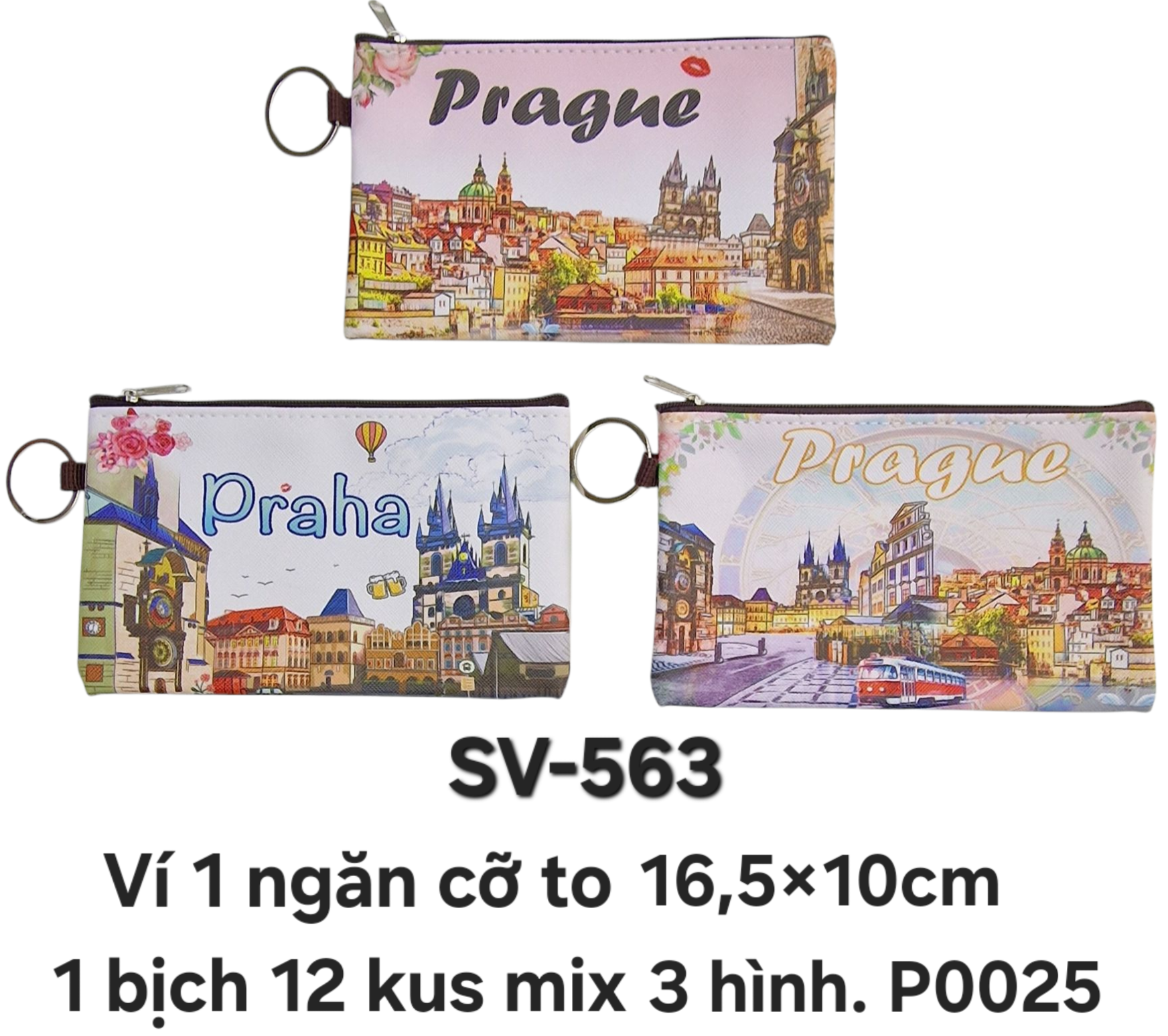 SV-563. Ví Praha 1 ngăn cỡ to.