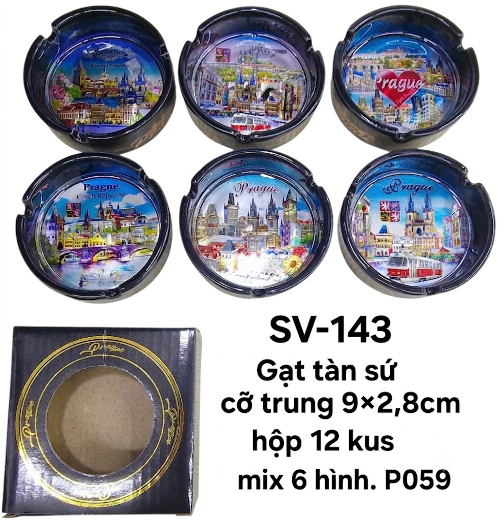 SV-143. Gạt tàn sứ cỡ trung