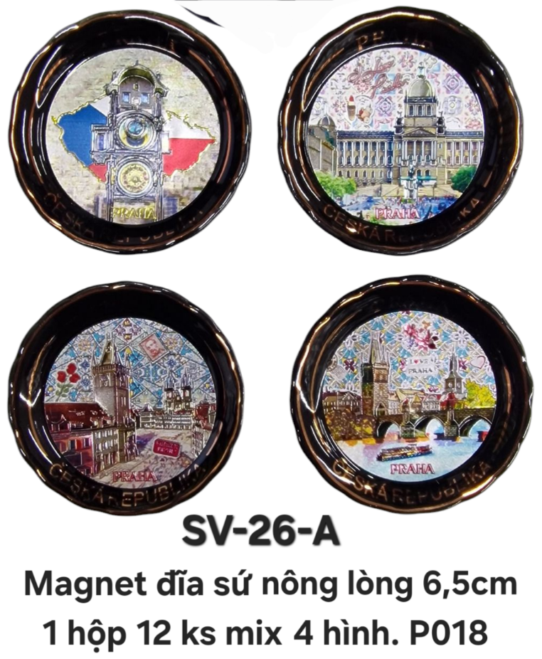 SV-26-A. Magnet đĩa sứ tròn nông lòng
