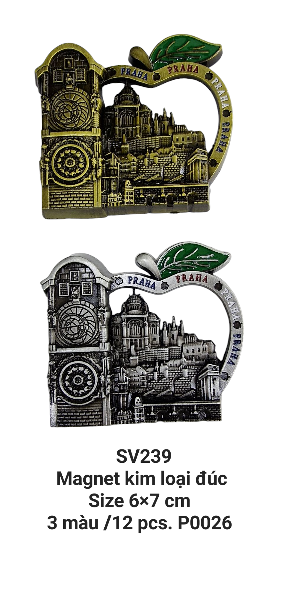 Magnet kim loại đúc nổi SV239