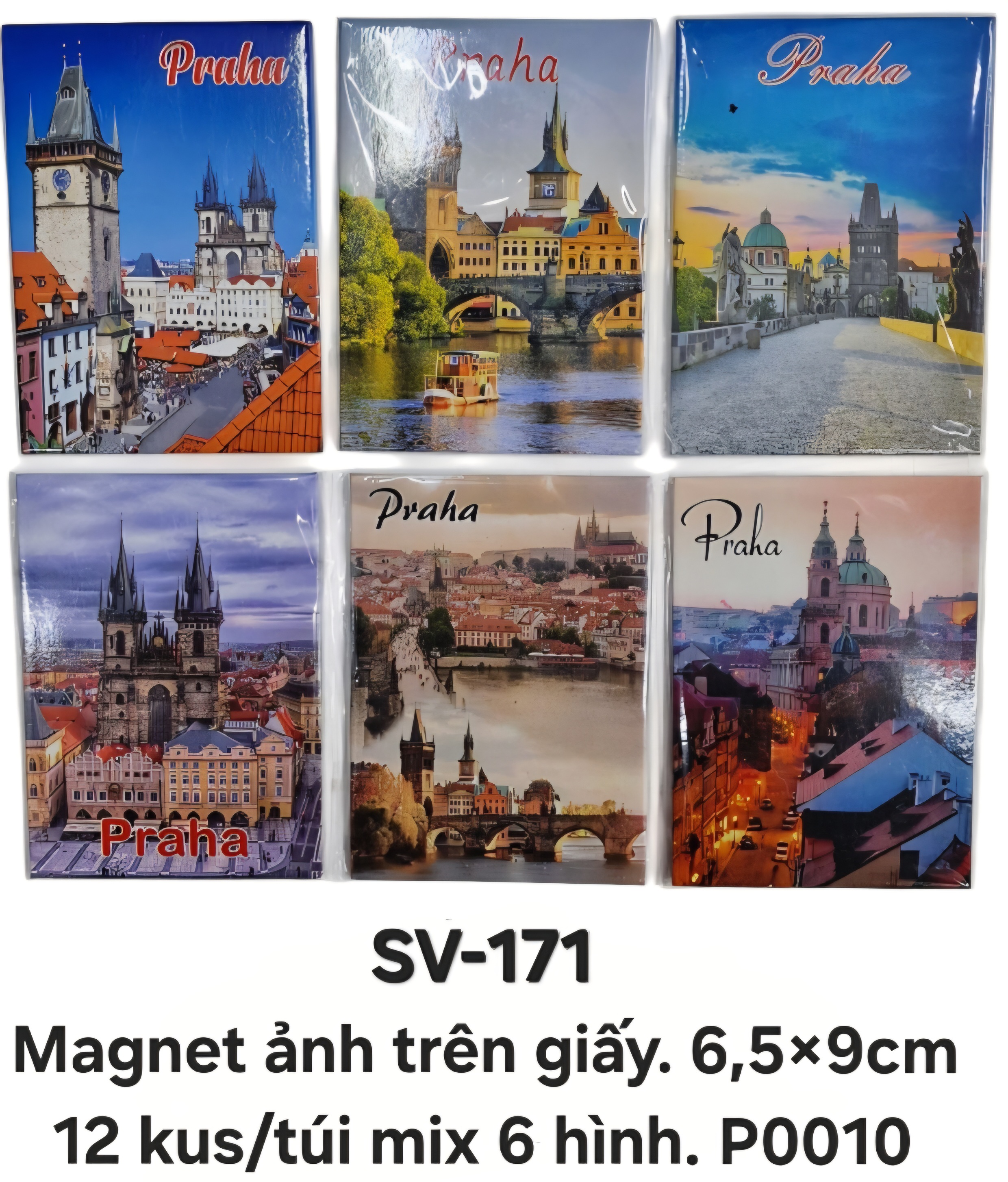 SV-171. Magnet ảnh in trên giấy chữ nhật cỡ to