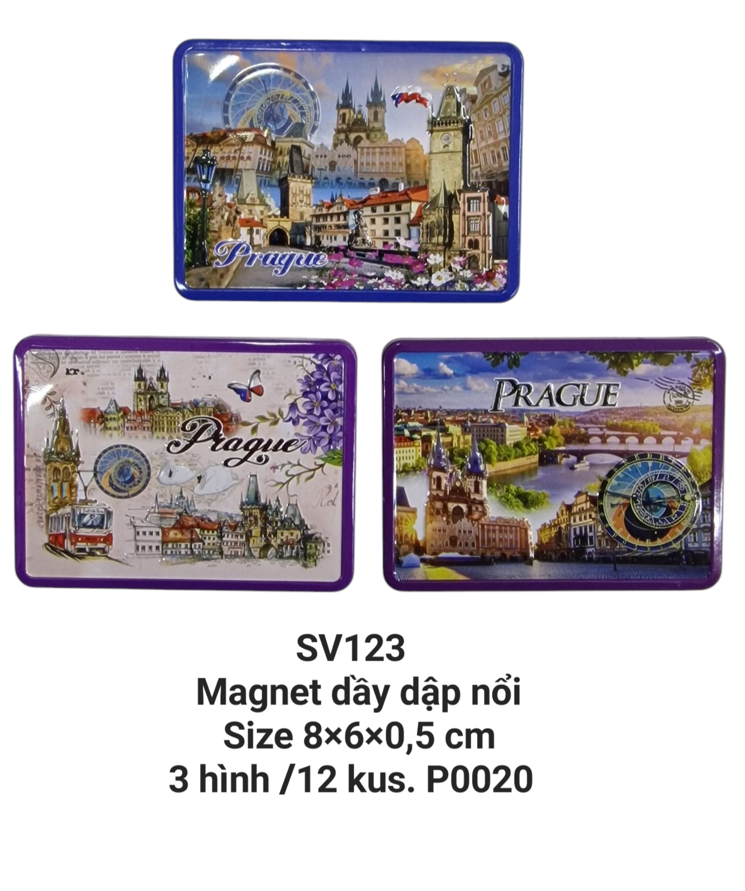 Magnet nhựa dày dập nổi SV123