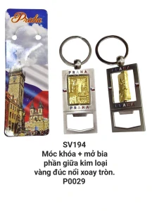 Móc khóa mở bia đúc nổi SV194