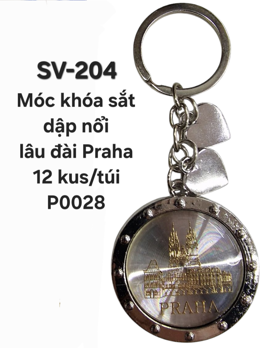 SV-204. Móc khóa hình lâu đài Praha