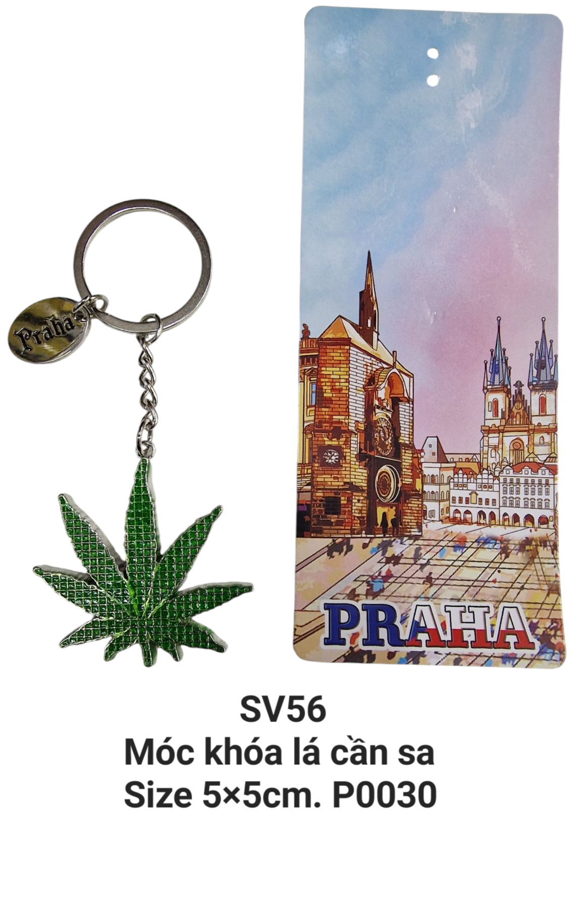Móc khóa lá cần sa. SV56