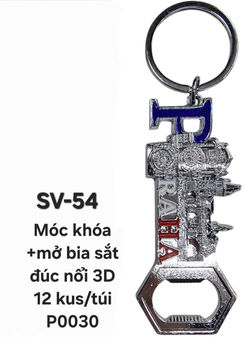 SV-54. Móc khóa+mở bia đúc nổi. 