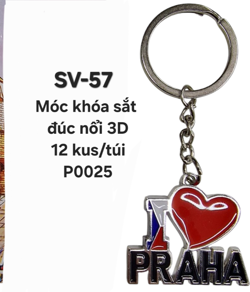 SV-57. Móc khóa trái tim.