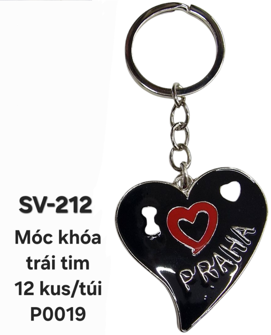 SV-212. Móc khóa trái tim. 