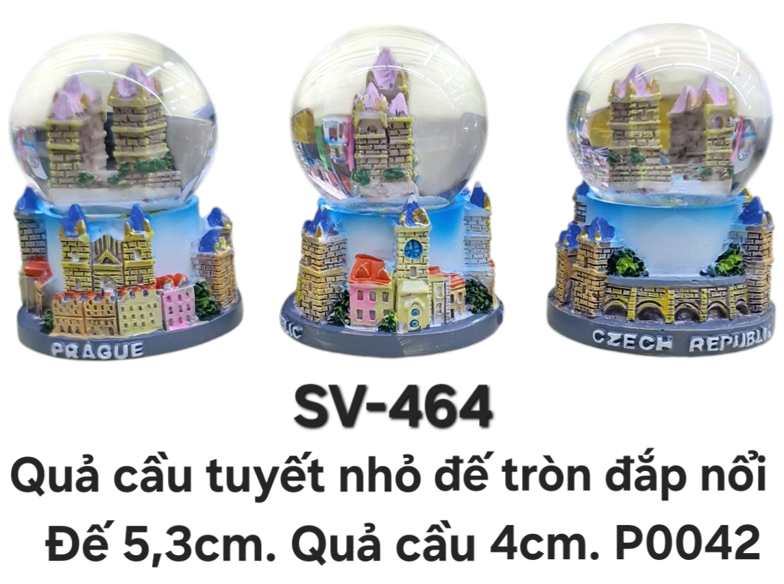 SV-464. Quả cầu tuyết cỡ nhỏ. 