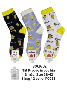 Tất cốc bia. SOCK-02