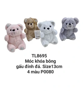 Móc khoá gấu đính đá. TL8695