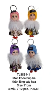 Móc khóa búp bê khăn lông. TL8834-1