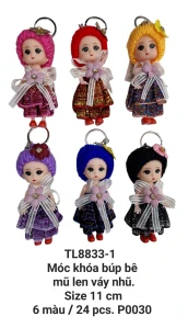 Móc khóa búp bê nơ dài. TL8833-1