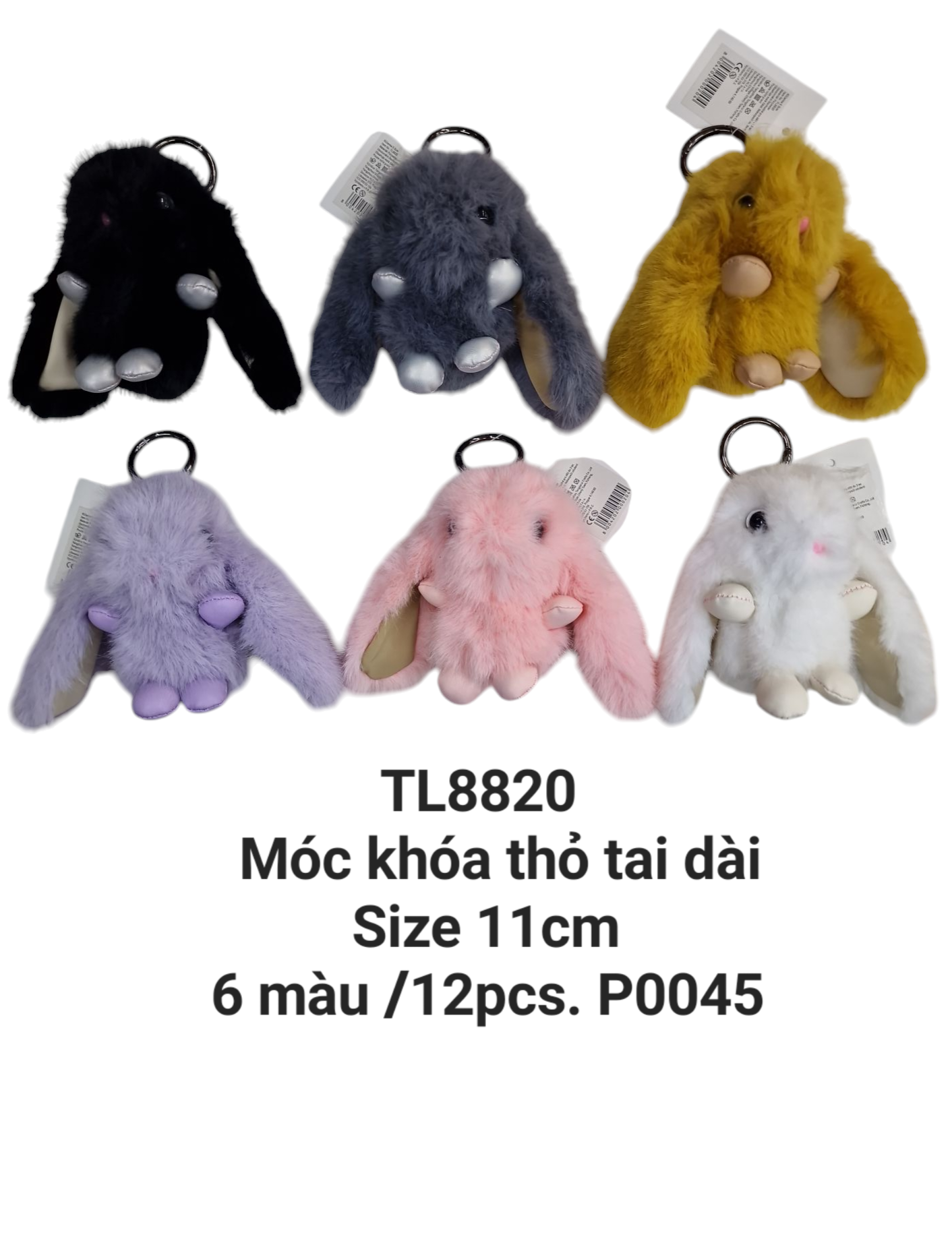 Móc khóa thỏ tai dài. TL8820