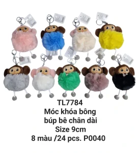 Móc khóa búp bê chân dài. TL7784