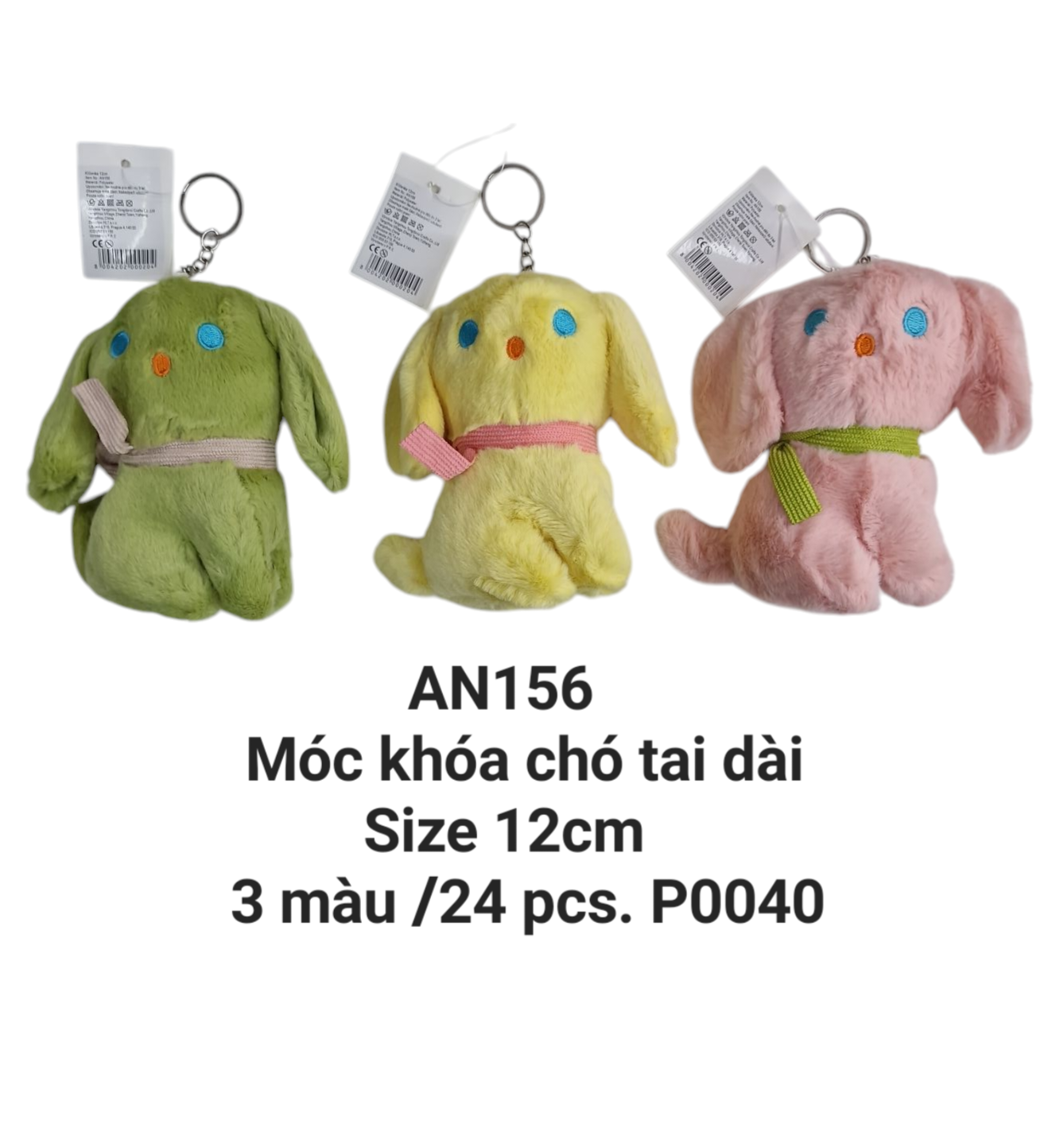 Móc khóa chó tai dài. AN156