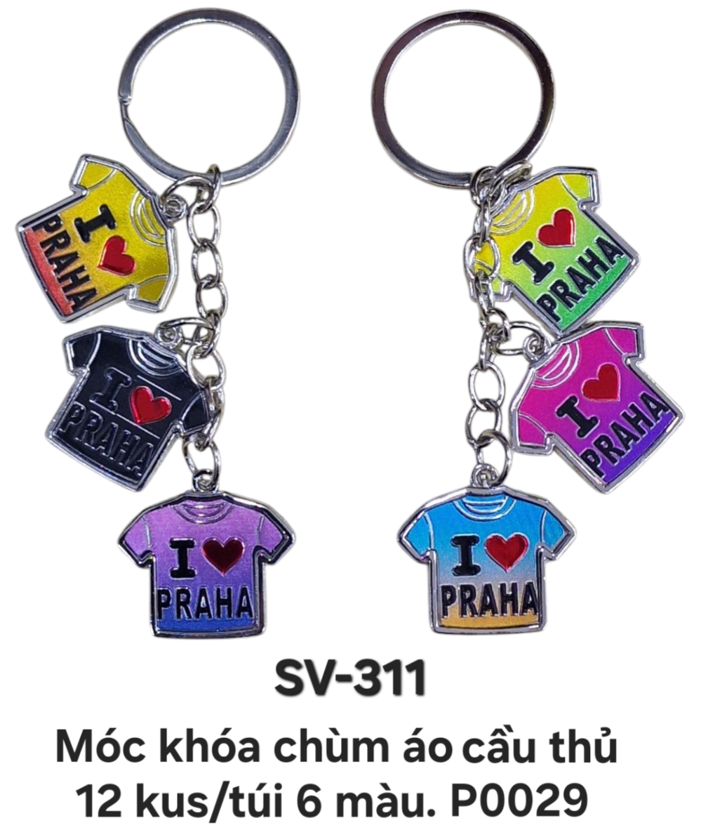 SV-311. Móc khóa chùm áo cầu thủ. 