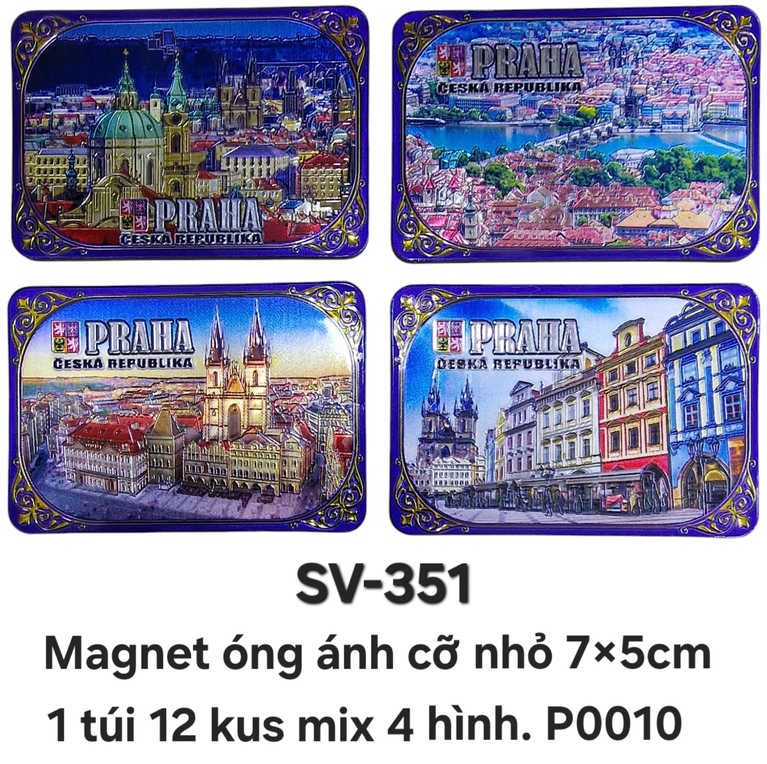 SV-351. Magnet mềm óng ánh chữ nhật cỡ nhỏ