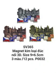 Magnet kim loại đúc nổi. SV365