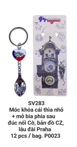 Móc khóa thìa nhỏ+mở bia. SV283