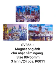 Magnet óng ánh chữ nhật nằm ngang. SV356-1