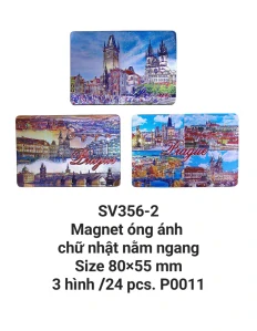 Magnet óng ánh chữ nhật nằm ngang. SV356-2
