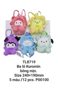 Ba lô Kuromin lông mịn. TL8719
