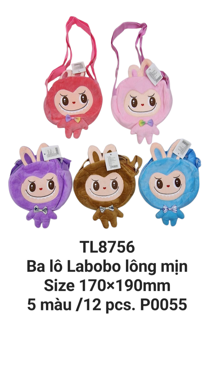 Ba lô Labobo lông mịn. TL8756