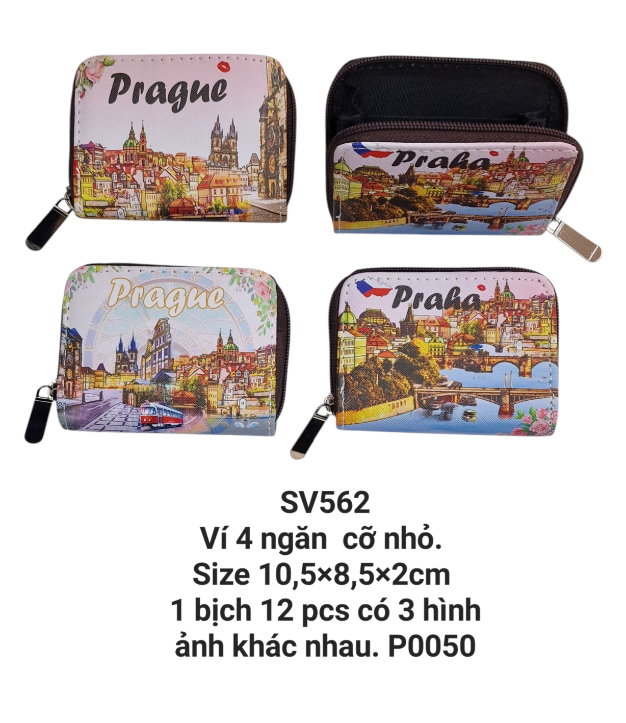 Ví Praha 4 ngăn cỡ nhỏ. SV562