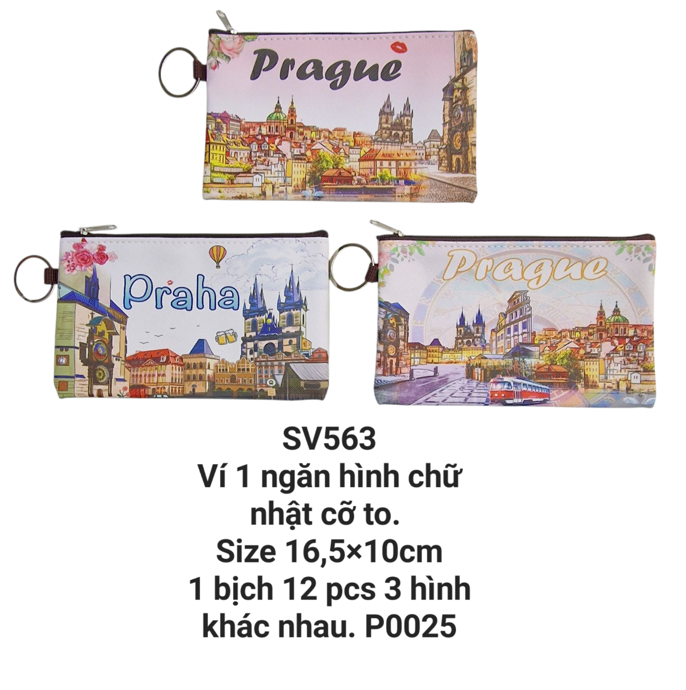 Ví Praha 1 ngăn cỡ to. SV563