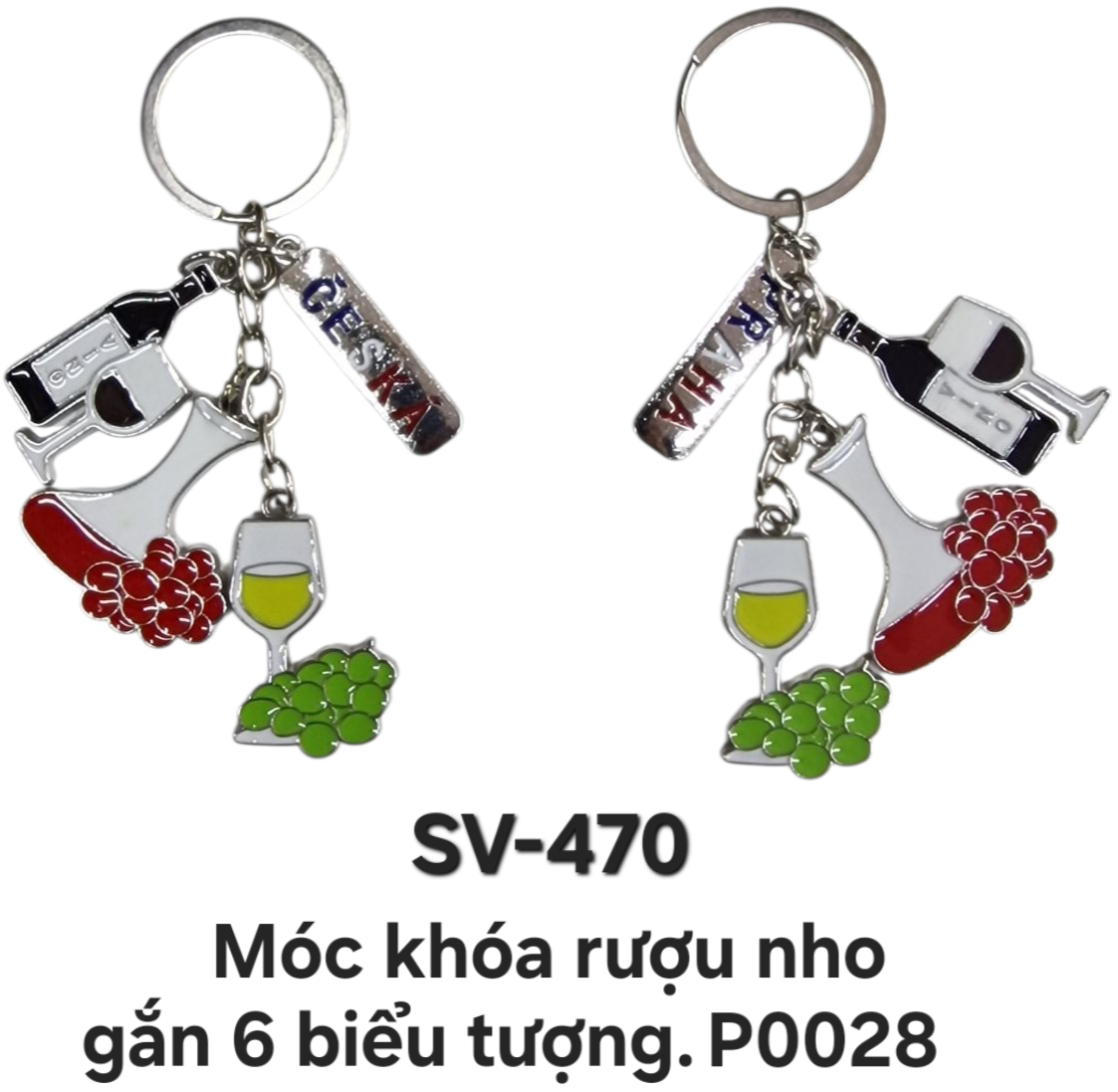 SV-470. Móc khóa chùm rượu nho. 