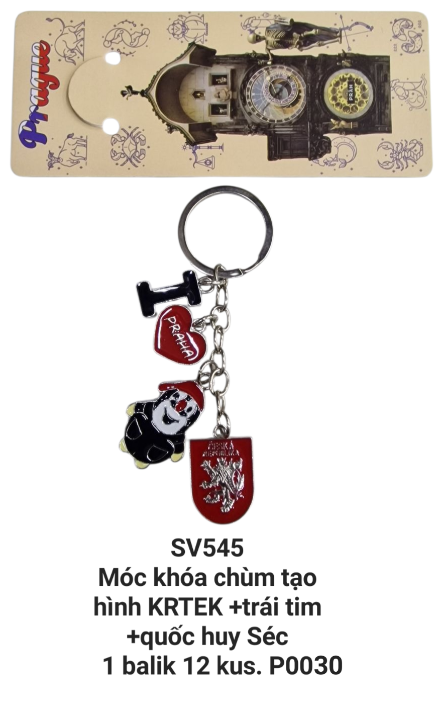 Móc khóa chùm con KRTEK. SV545