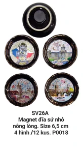 Magnet đĩa sứ tròn nông lòng SV26-A