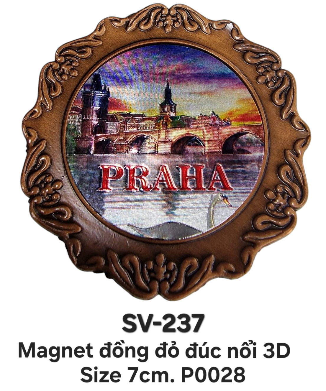 SV-237. Magnet đĩa đồng đỏ 