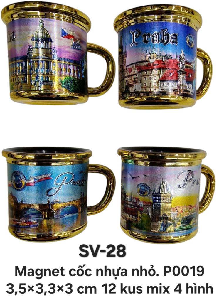 SV-28. Magnet cốc nhựa nhỏ 