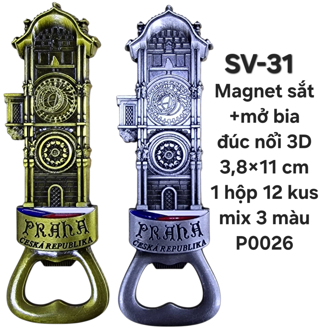 SV-31. Magnet mở bia tháp đồng hồ 