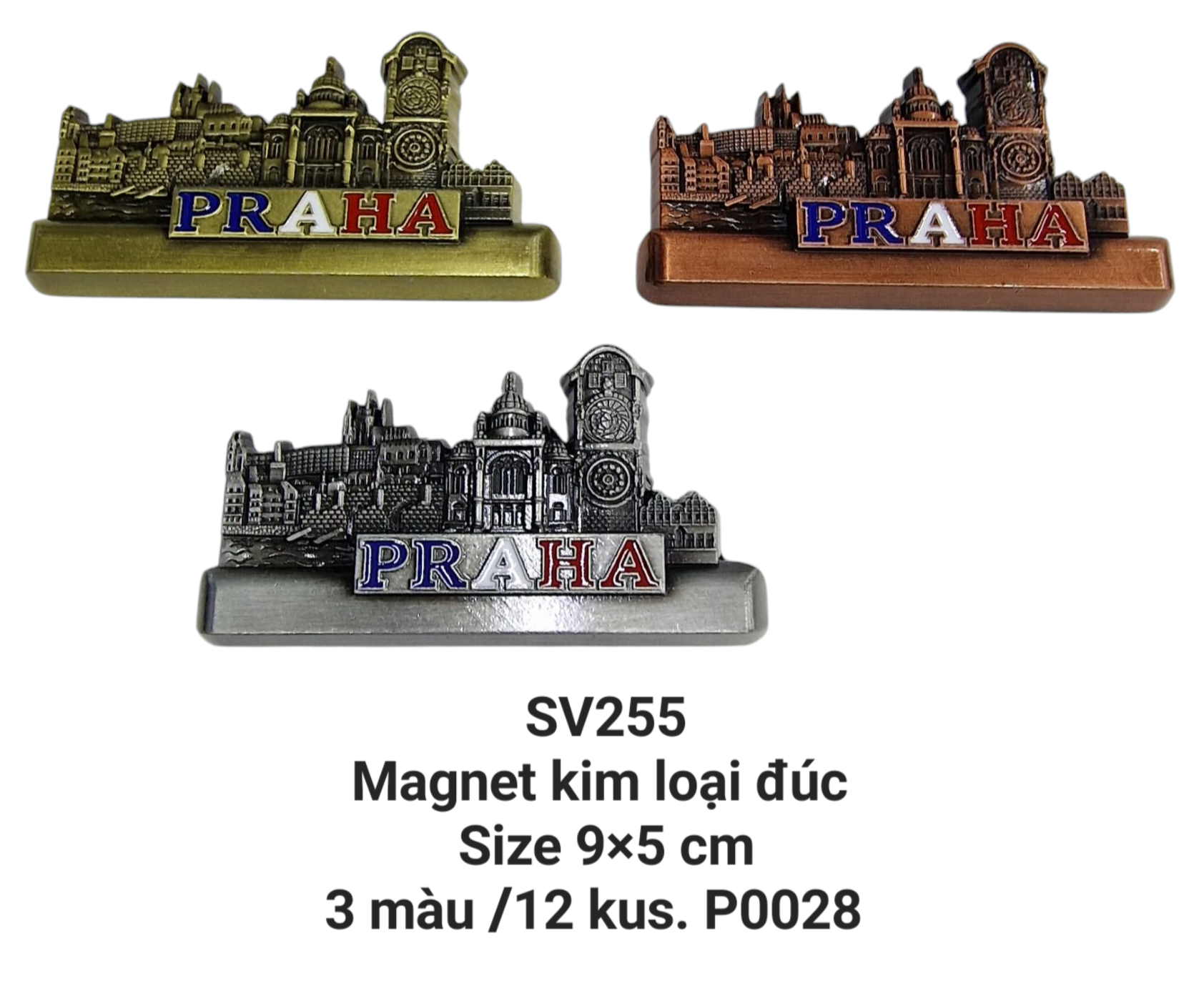 Magnet kim loại đúc nổi SV255