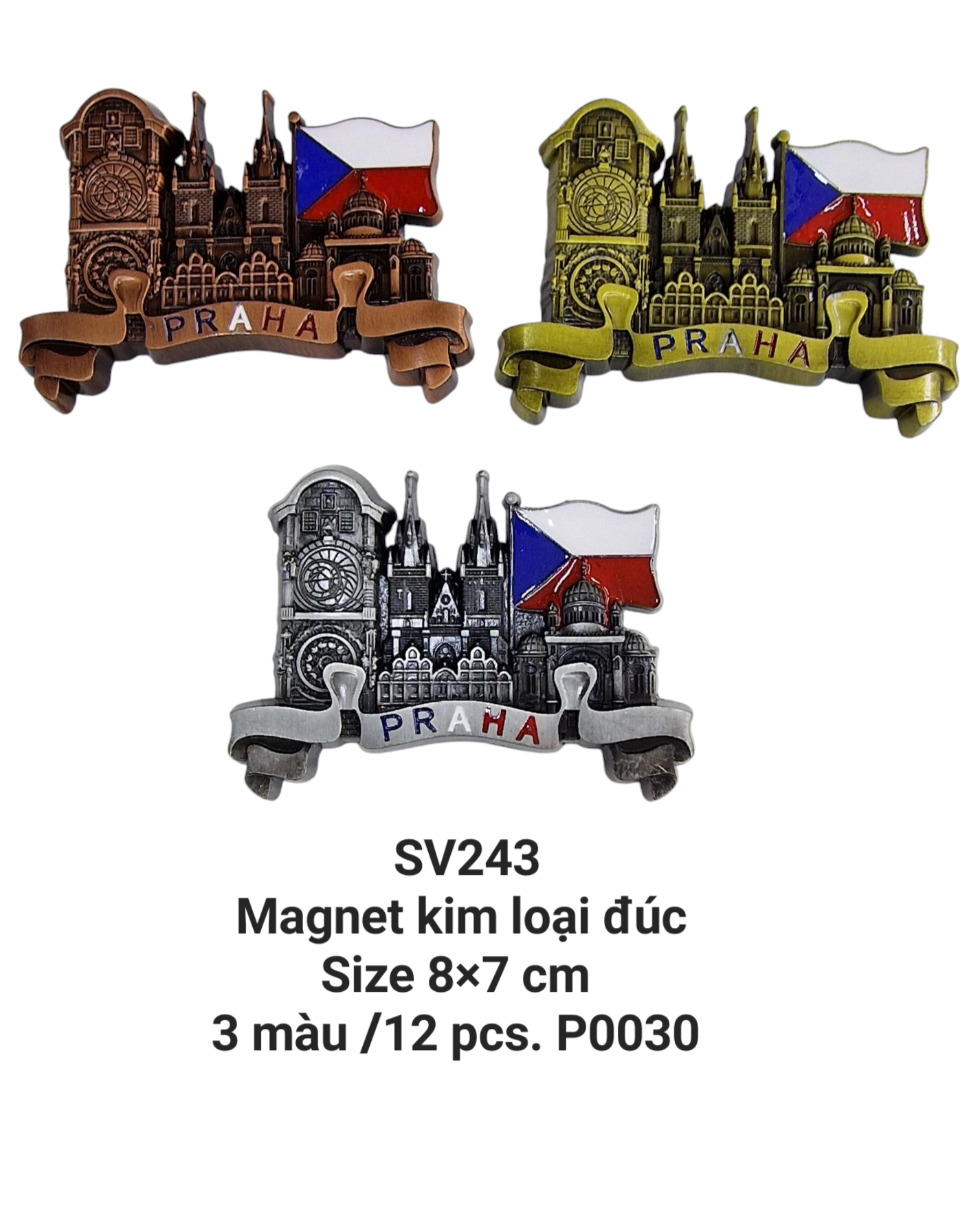 Magnet kim loại đúc nổi SV243